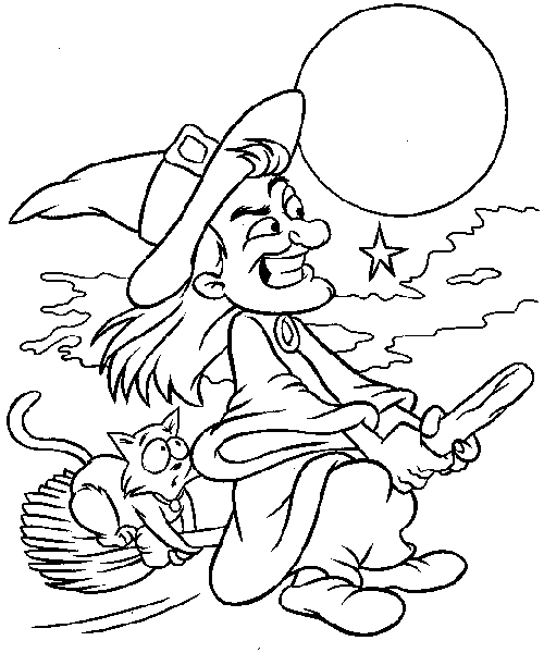 desenhos - bruxa 18