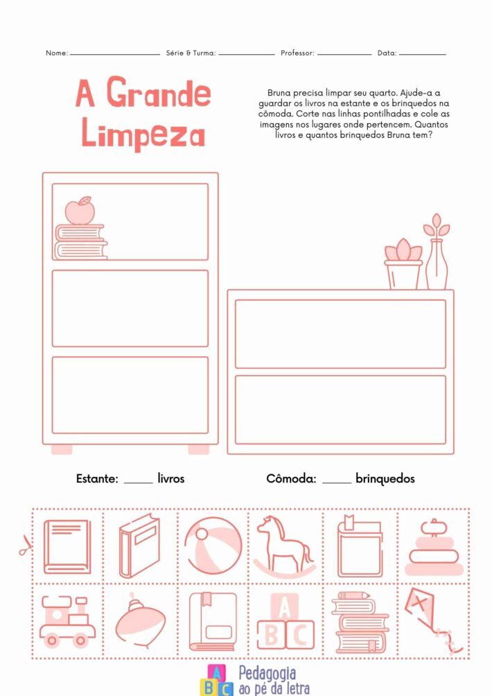 Limpe o quarto