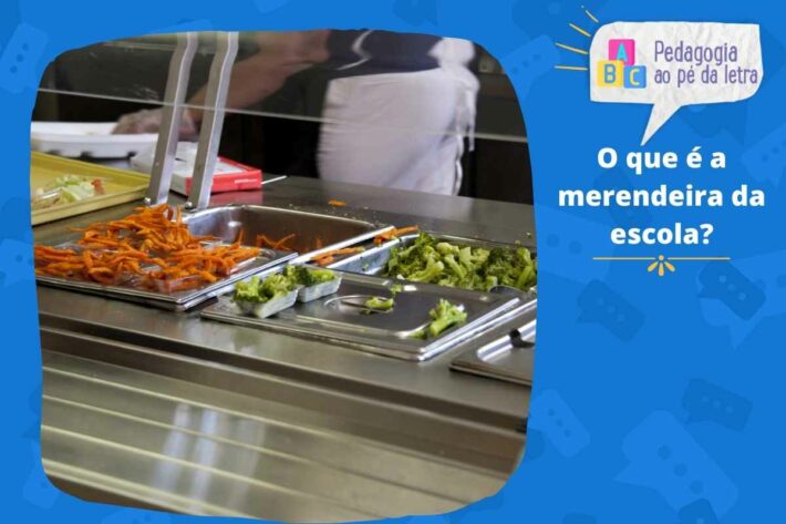 O que é a merendeira da escola